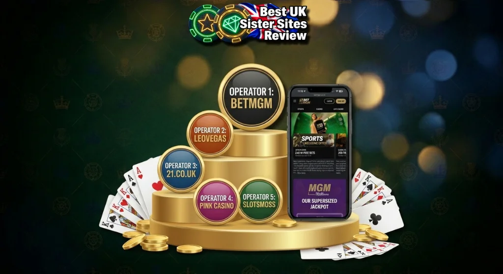 Side-by-side comparison of game libraries, mobile UX, and promotions in the MGM network